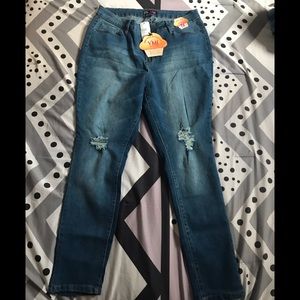 Brand new high-rise skinny jeans plus size